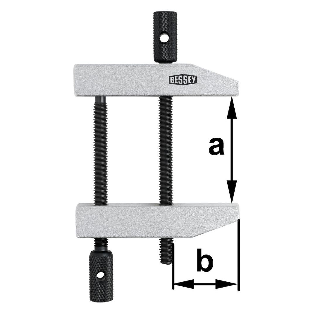 Bessey Parallel-Schraubzwinge PA 70/4 (87 mm) (PA70)