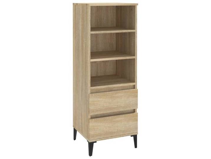 SOLO - TOP Buffet haut 1 PC - ZENCORE - Armoire Vaisselier/Buffet Salon/bureau - Chêne sonoma 40x36x110 cm - Bois d'ingénierie 29723