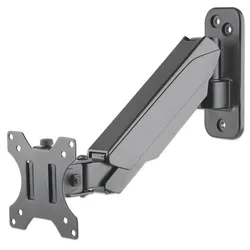 Manhattan Universal-Wandhalterung mit Gasdruckfeder für einen Monitor, Halterungsarm mit Gasdruckfeder, geeignet für einen Monitor von 17" bis 32"* und bis zu 8 kg