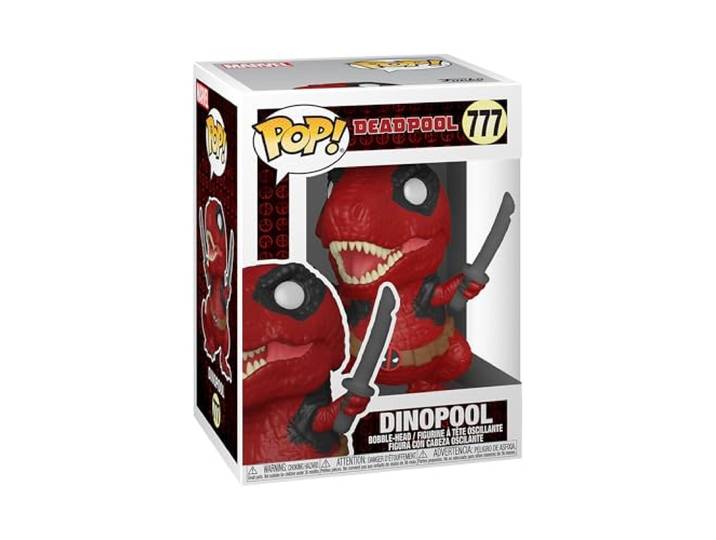 Funko 54655 POP Marvel: Deadpool 30th- Dinopool