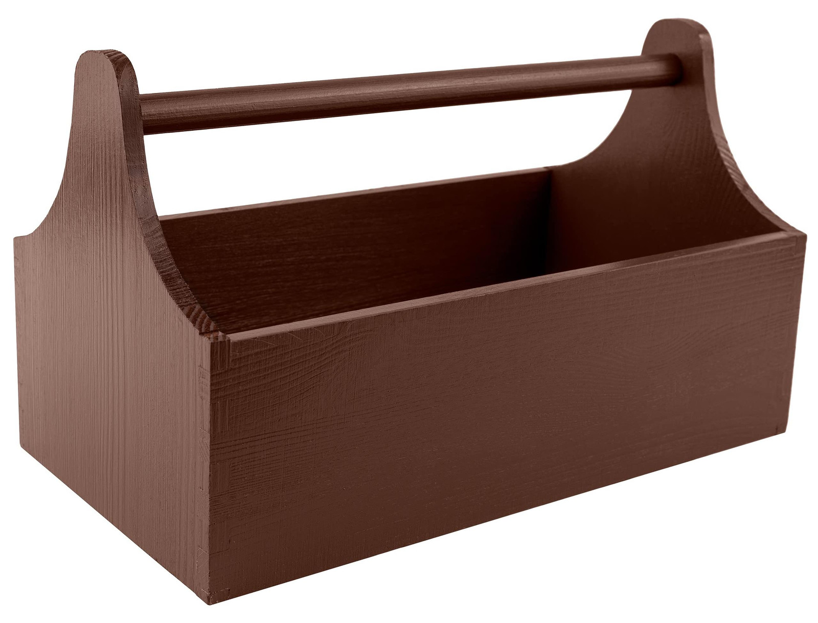 Creative Deco Houten Gereedschapskist met Handvat, Bruin