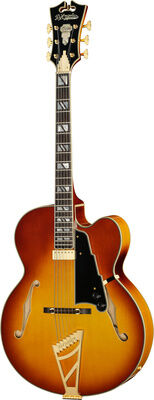 DAngelico Excel EXL1 Dark Iced Tea Burst Dark Iced Tea Burst
