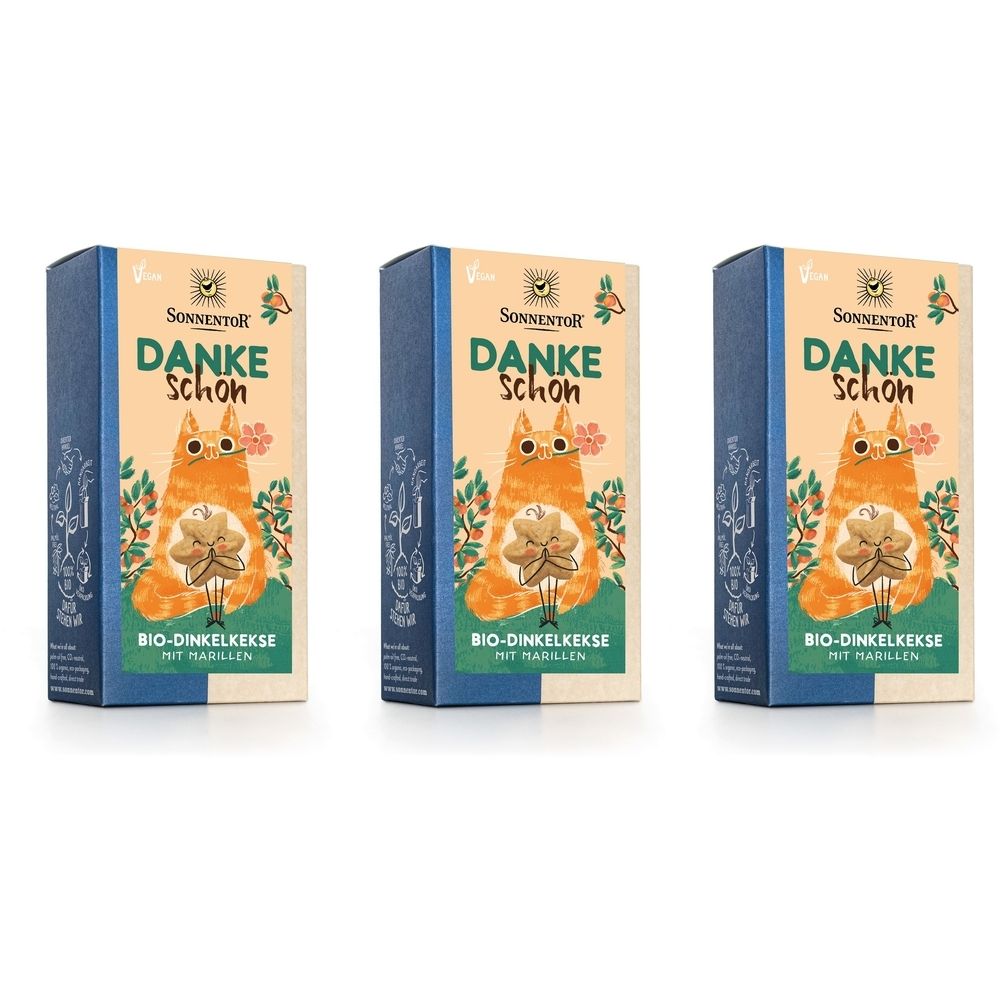 Sonnentor Kekse BIO Dankesch x3 3x125 g