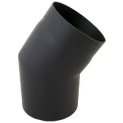 Bertrams Bogen 05SB33-180 33°, 2-tlg., Ø 180 x 2 mm, feststehend, ohne Tür, schwarz
