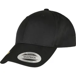 Flexfit Recycled Poly Twill Snapback Cap, black