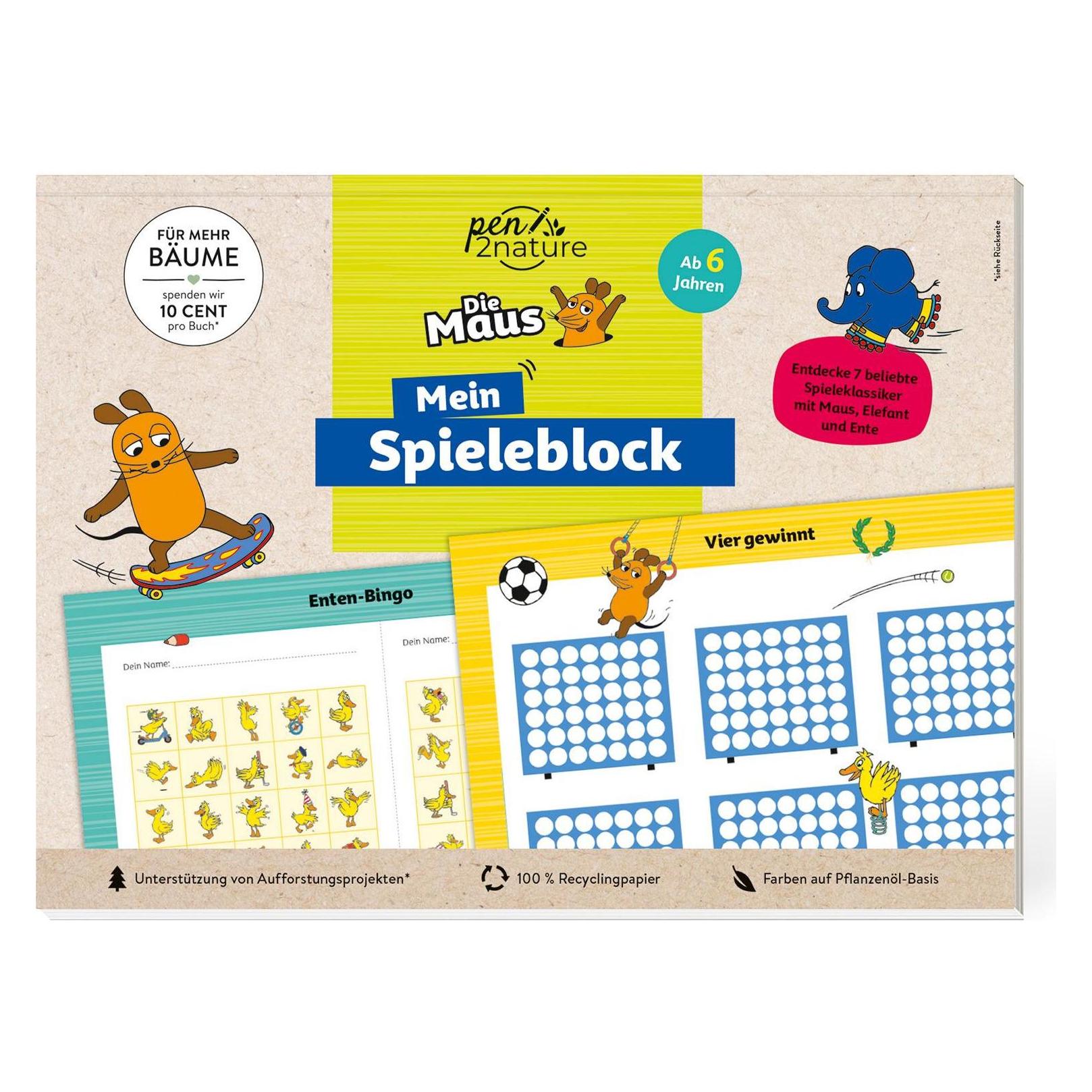 Pen2nature Die Maus - Mein Spieleblock (Deutsch) (98764-084-1)