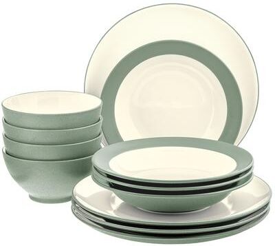 Noritake Colorwave 12-Piece Coupe Dinnerware Set, Service for 4