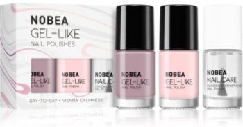 NOBEA Day-to-Day Vienna Calmness Set conjunto de vernizes de unhas 3x6 ml. Day-to-Day Vienna Calmness Set
