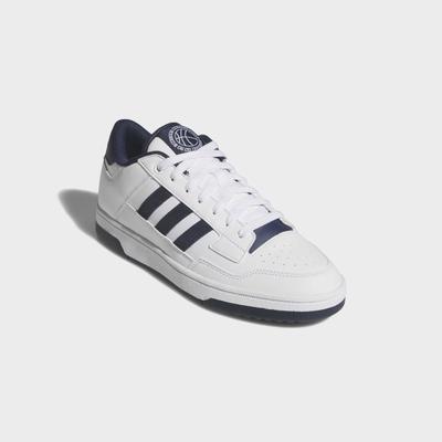 Sneaker ADIDAS SPORTSWEAR "RAPID COURT LOW", Herren, Gr. 48, weiß (cloud weiß, supplier colour, supplier colour), Synthetik, Schuhe Sneaker