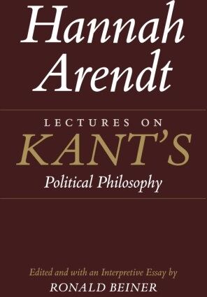 Hannah Arendt - Lectures on Kant's Political Philosophy - Preis vom 14.10.2026 23:07:16 h