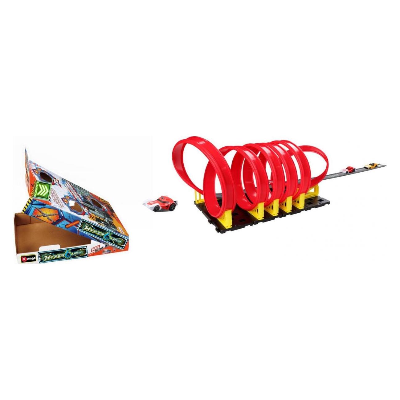 Bburago Go Gears extreme Hyper 6 Loop mit 2 cars (1830535)