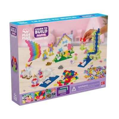 Plus-Plus 1200 Kreativ Bausteine Pastell Super Set