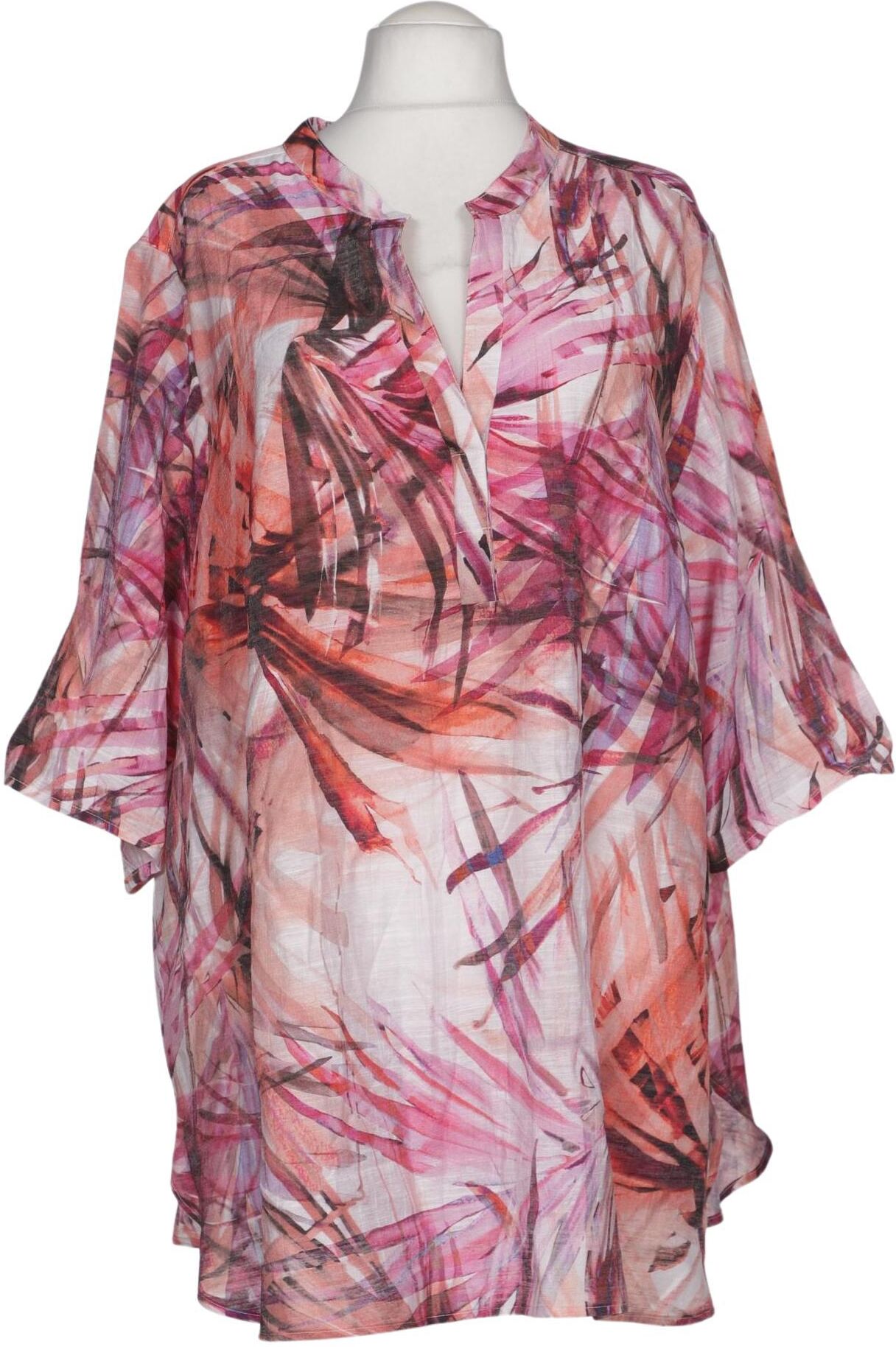 Doris Streich Damen Bluse, Mehrfarbig, Gr. EU 54, Synthetik / Viskose / Leinen - Second Hand