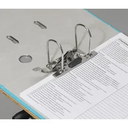 bene Ordner Rückenbreite 8 cm DIN A4 Kunststoff türkis