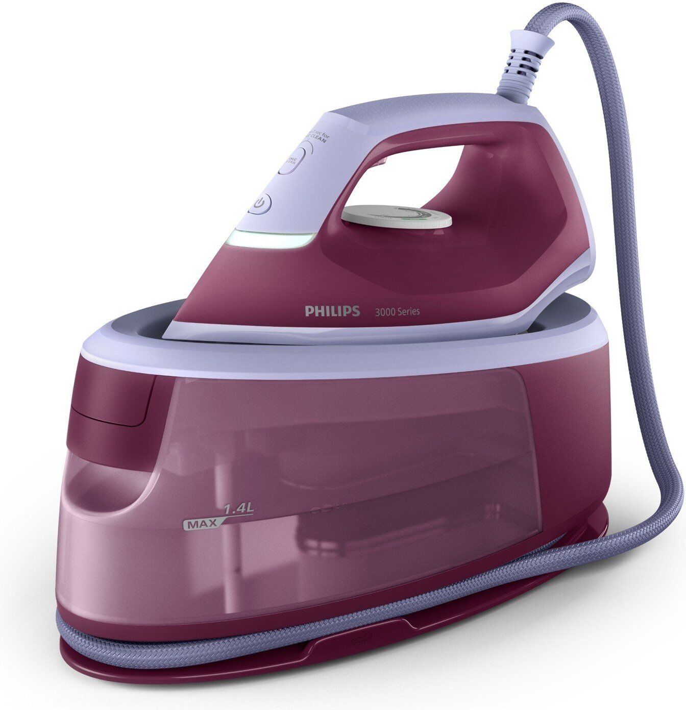 Ferro stiro caldaia Philips PSG3001 30 3000 SERIES Purple e White
