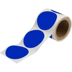 Brady, Sicherheitskennzeichnung, B-514, ToughStripe, Bodenmarkierungsband, Kreis, Polyester, Blau, 89mm Durchmesser (300 Stüc