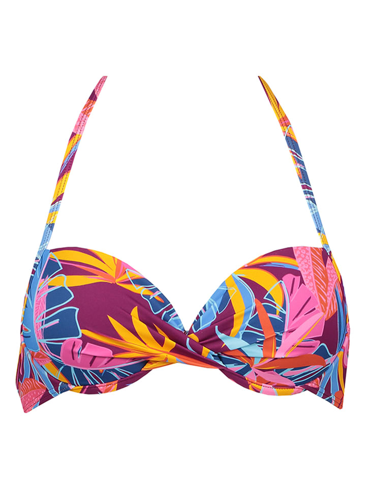 Buffalo Bikini-Oberteil in Lila/ Pink - 34A-Cup