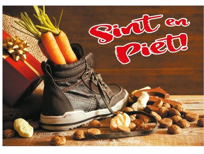 Twisk D4333-125 - Wenskaarten Sinterklaas - Set van 10 kaarten met enveloppen