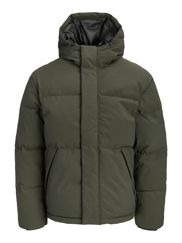 Jack & Jones Winterjacke in Oliv - XXL