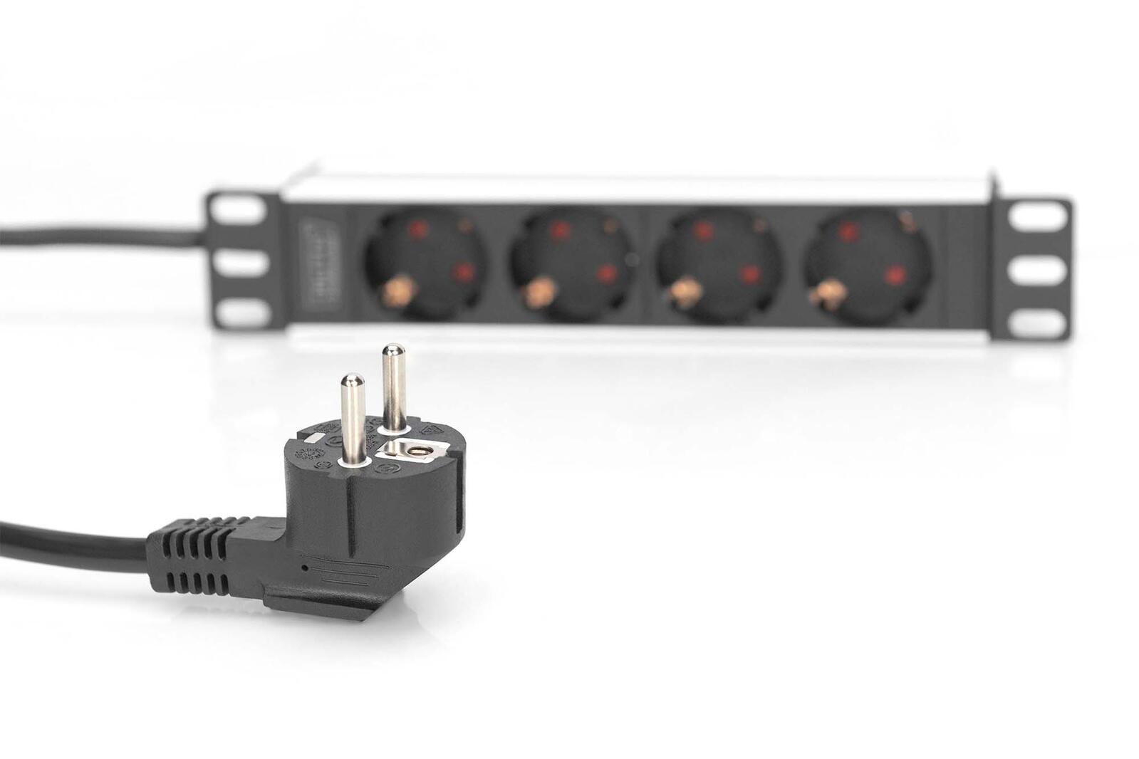 Digitus Steckdosenleiste DN-95418 - 4 Anschlüsse - 4000 Watt