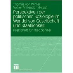Perspektiven der politischen Soziologie im Wandel von Gesellschaft und Staatlichkeit, Fachbücher von Volker Mittendorf, Thomas Winter