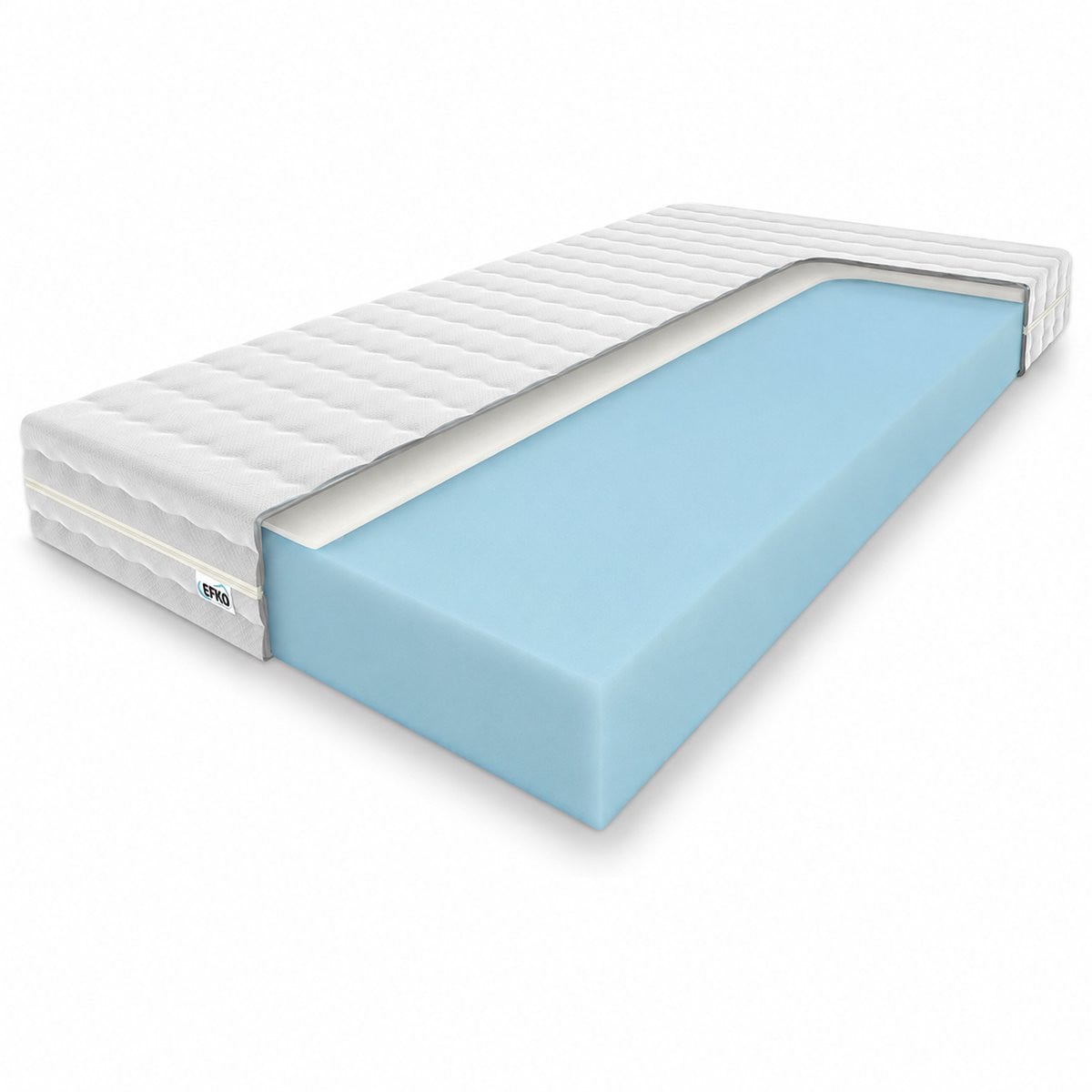 EFKO Koudschuim Matras 160x200 cm - Ergonomisch 7-Zones Matras voor Optimale Ondersteuning en Drukverlaging