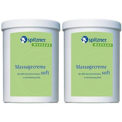 Spitzner Massagecreme soft 2x 2x1000 ml Creme