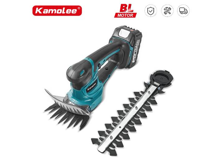 Kamolee 2 en 1 taille-haie électrique 20000 tr/min sans fil jardin arbustes désherbage taille tondeuse à gazon domestique