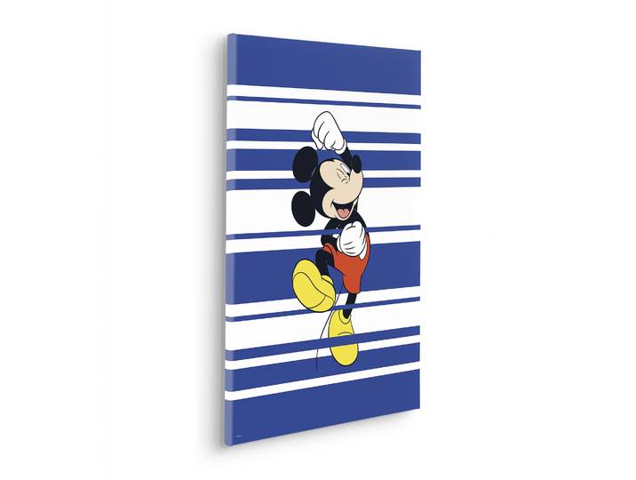 Leinwandbild KOMAR Mickey Rockstar - Grösse 40 x 60 cm , bunt (farbe bild(er): bunt), B:40cm, Holz, Papier, Bilder, Leinwandbild, Keilrahmenbild mi Echtholzrahmen