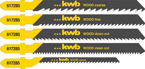 Kwb 617285 Stichsägeblatt-Set für Holz 5St.