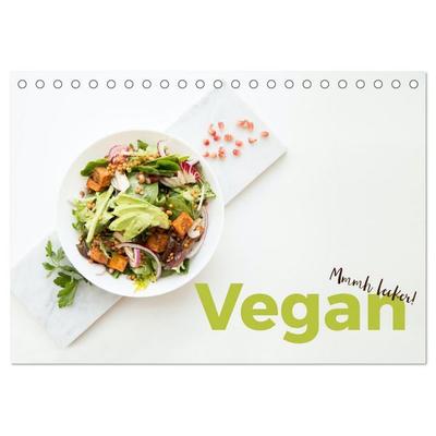 Vegan - Mmmh lecker! (Tischkalender 2027 DIN A5 quer), CALVENDO Monatskalender