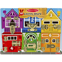 Melissa & Doug - Motoriktafel Schlösser, Geschicklichkeitsspiel