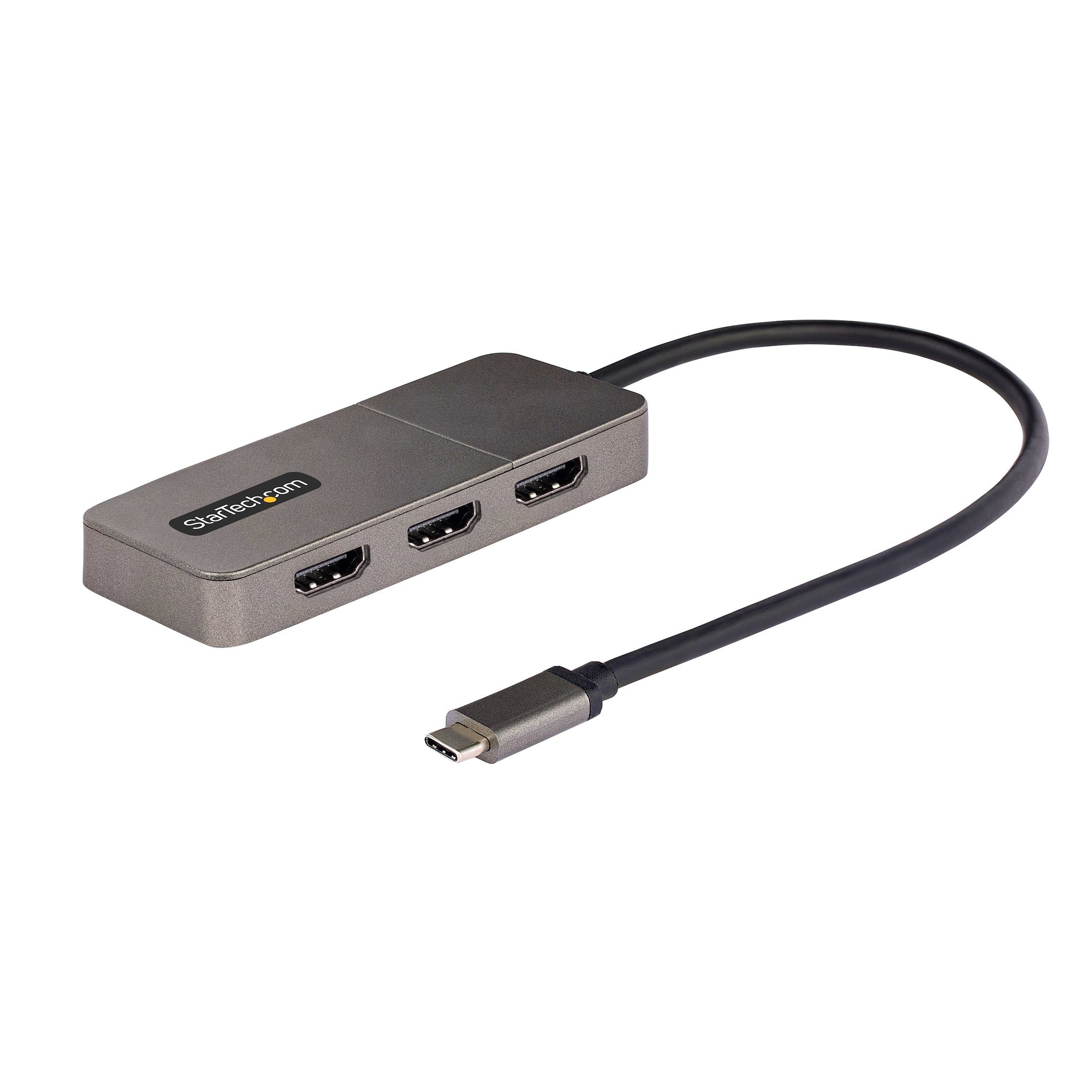 StarTech.com USB-C 3-Port Multi-Monitor Adapter integriertes Kabel nur Windows