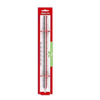 ARISTO College Dreikantmaßstab (B), 1:100:200:250:300:400:500Ecoblister