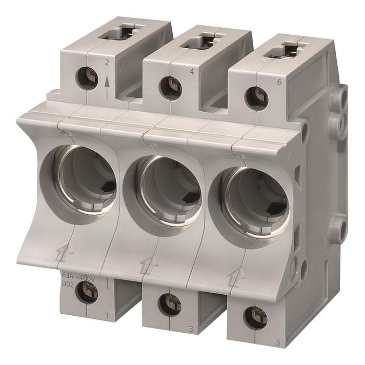 Siemens Neozed Sicherungssockel 3-polig Typ D02 (63 A) (5SG5701)