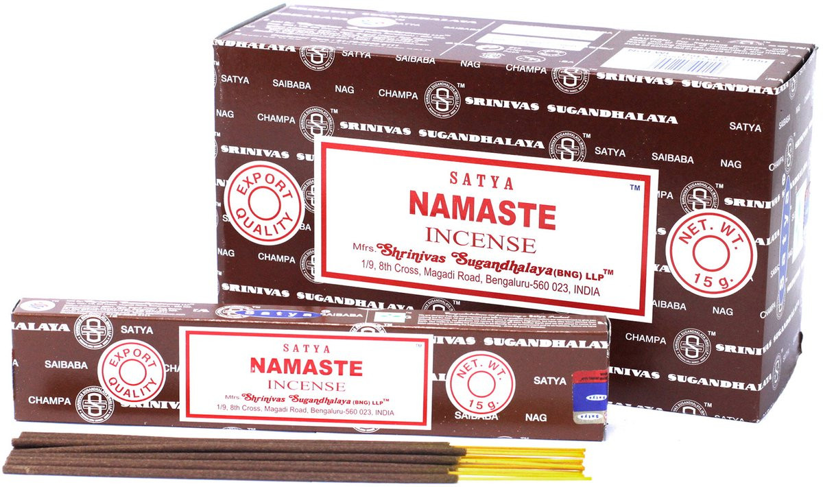 Ancient Wisdom Satya Namaste wierookstokjes - 12 x 15 gram