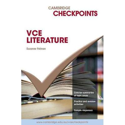 Cambridge Checkpoints Vce Literature 2006-15, Taschenbuch von Suzanne Patman, Cambridge University Press, 978-0-521-67718-9