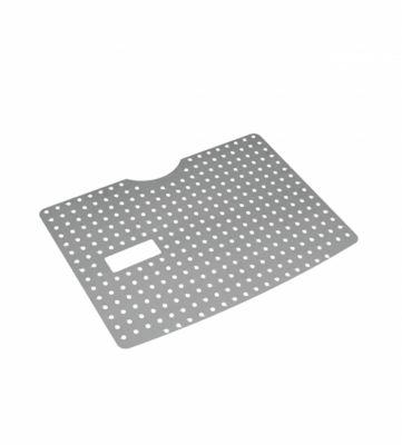 Schutzboden BIO-CIRCLE®, für Waschtisch SL Compact, Edelstahl-Lochblech, silber