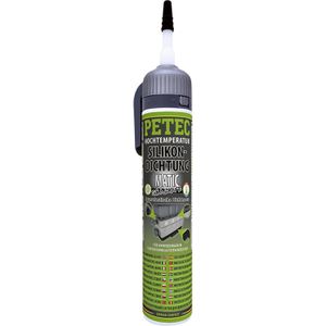PETEC Dichtmasse Silikondichtung MATIC, 200ml, universal, schwarz, wasserdicht, hitzebeständig