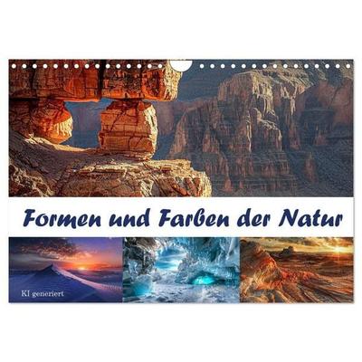 Formen und Farben der Natur (Wandkalender 2027 DIN A4 quer), CALVENDO Monatskalender