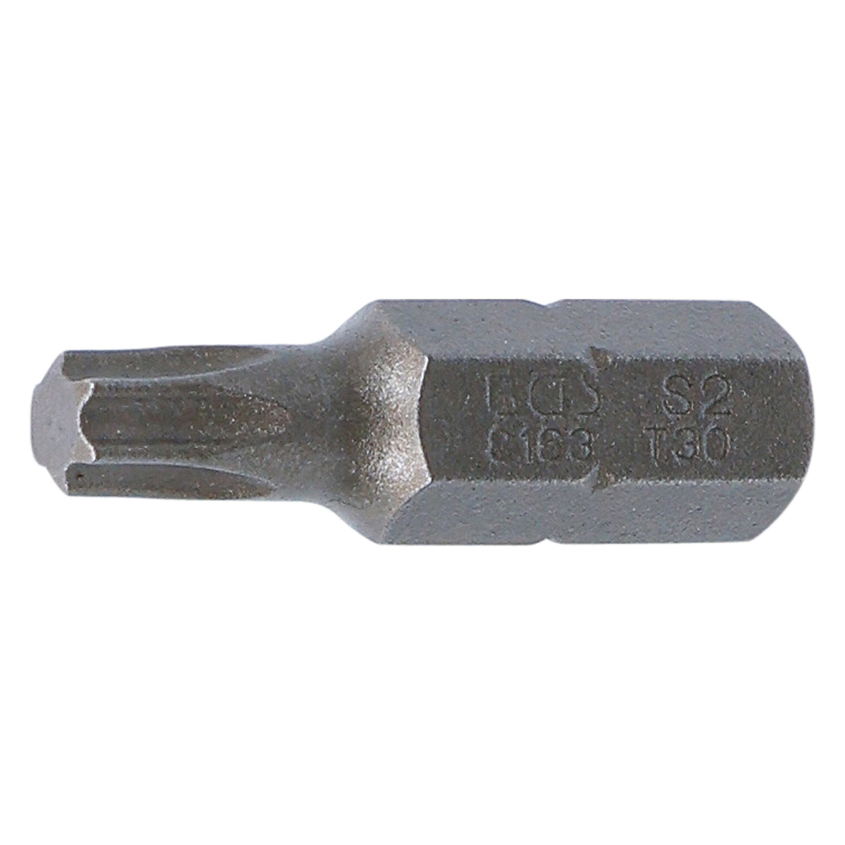 BGS Bit | Antrieb Aussensechskant 8 mm (5/16") | T-Profil (für Torx) T30 (8163)