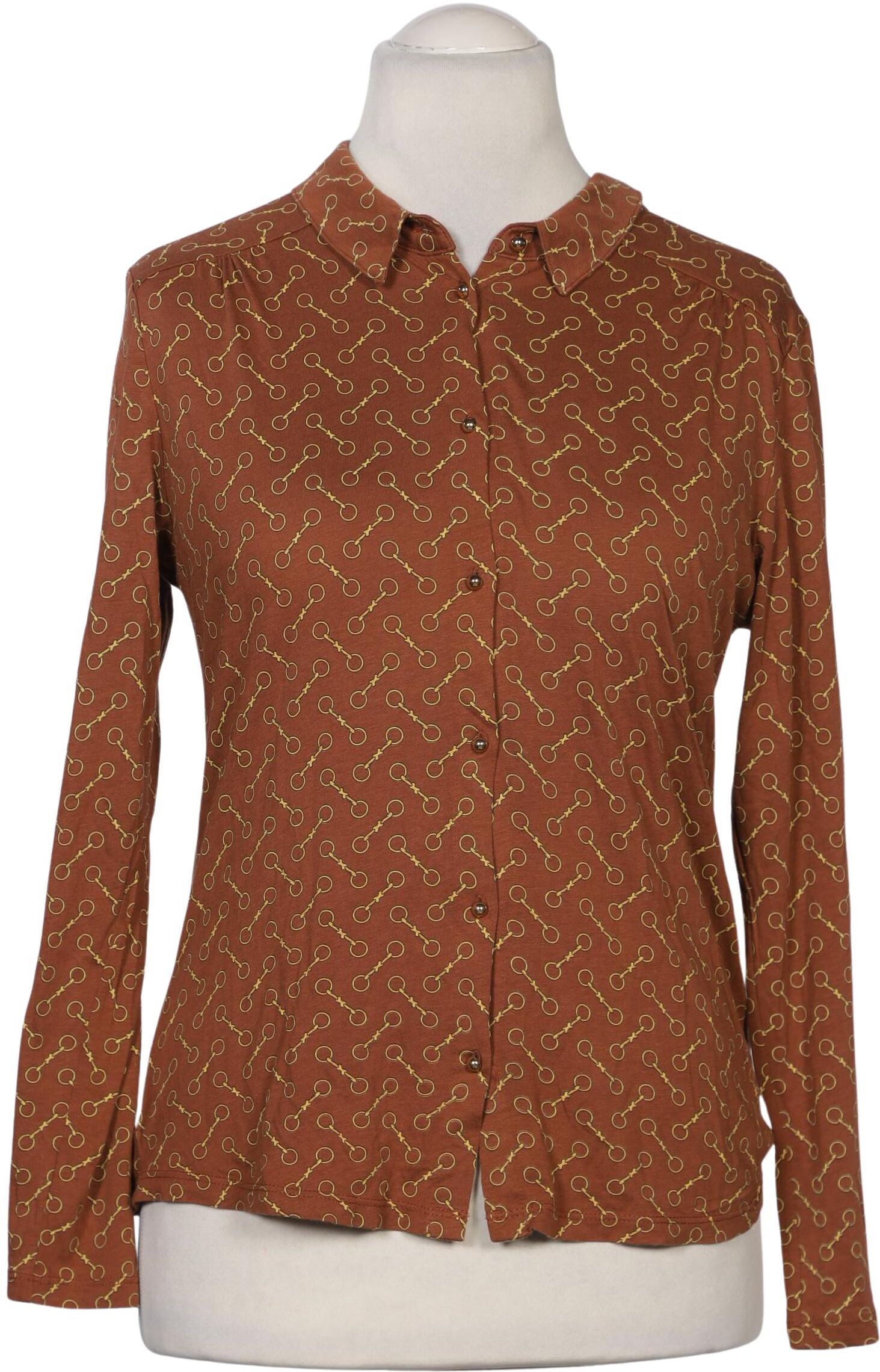 1 2 3 Paris Damen Bluse, Braun, Gr. L, kein / Etikett - Second Hand