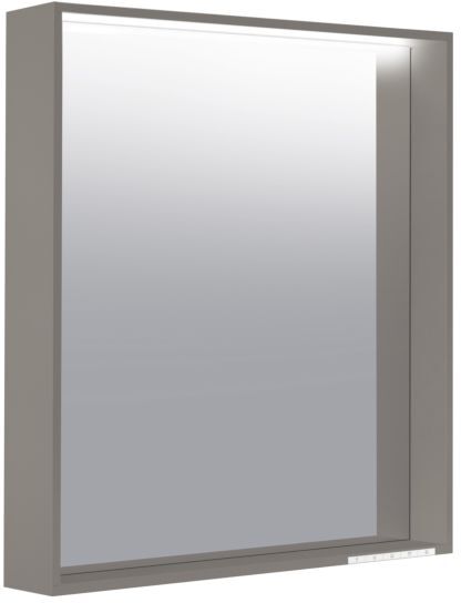 Keuco X-Line Lichtspiegel 33297292000, Inox 650x700x105mm, mit LED-Beleuchtung