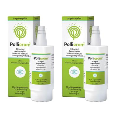 Pollicrom 20Mg/Ml Augentro Doppelpack 2x10 ml Augentropfen