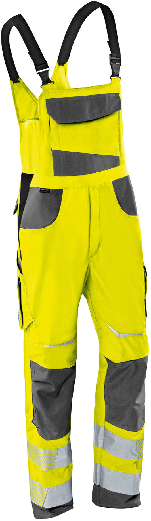 Kübler PSA Reflectiq Latzhose 3207 warngelb/anthrazit 62 ; Kübler Workwear (3207 8340-3497-62)