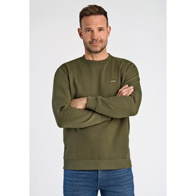 Sweatshirt JACK’S "Sweatshirt Comfort Fit", Herren, Gr. XXL, grün (army), Obermaterial: 60% Baumwolle, 40% Polyester, unifarben, bequem, Sweatshirts Sweatshirt