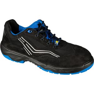 ELTEN Sicherheitsschuhe Ambition blue Low, ESD, S1, Halbschuhe, Stahlkappe, Nubukleder & Textilmaterial, Gr. 47