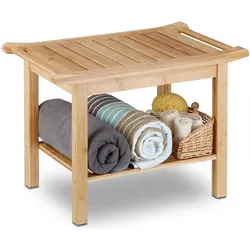 Relaxdays, Sitzbank, Badezimmer (66 cm)