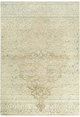 Alora Decor Essential Collection Beige Medallion Rug