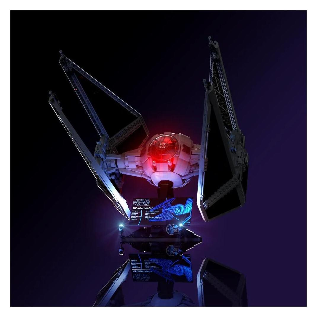 Light my bricks LMB 2.0 LED Licht Set für LEGO 75382 Star Wars TIE-Abfangjäger (75382)
